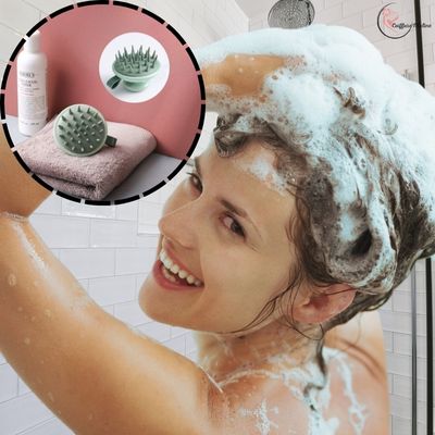 Clean Hair ™ I Brosse pour shampoing